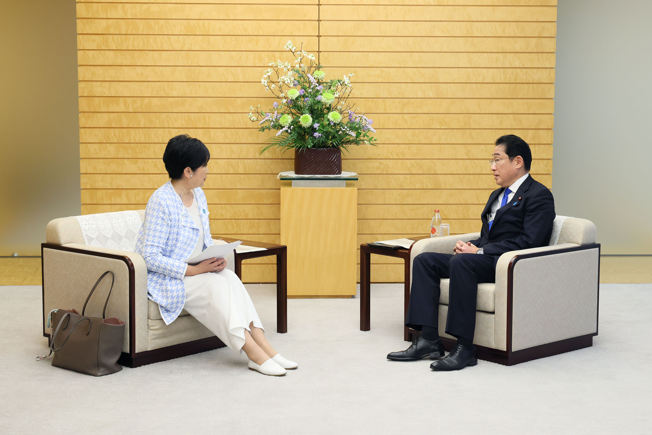 面会する岸田総理２