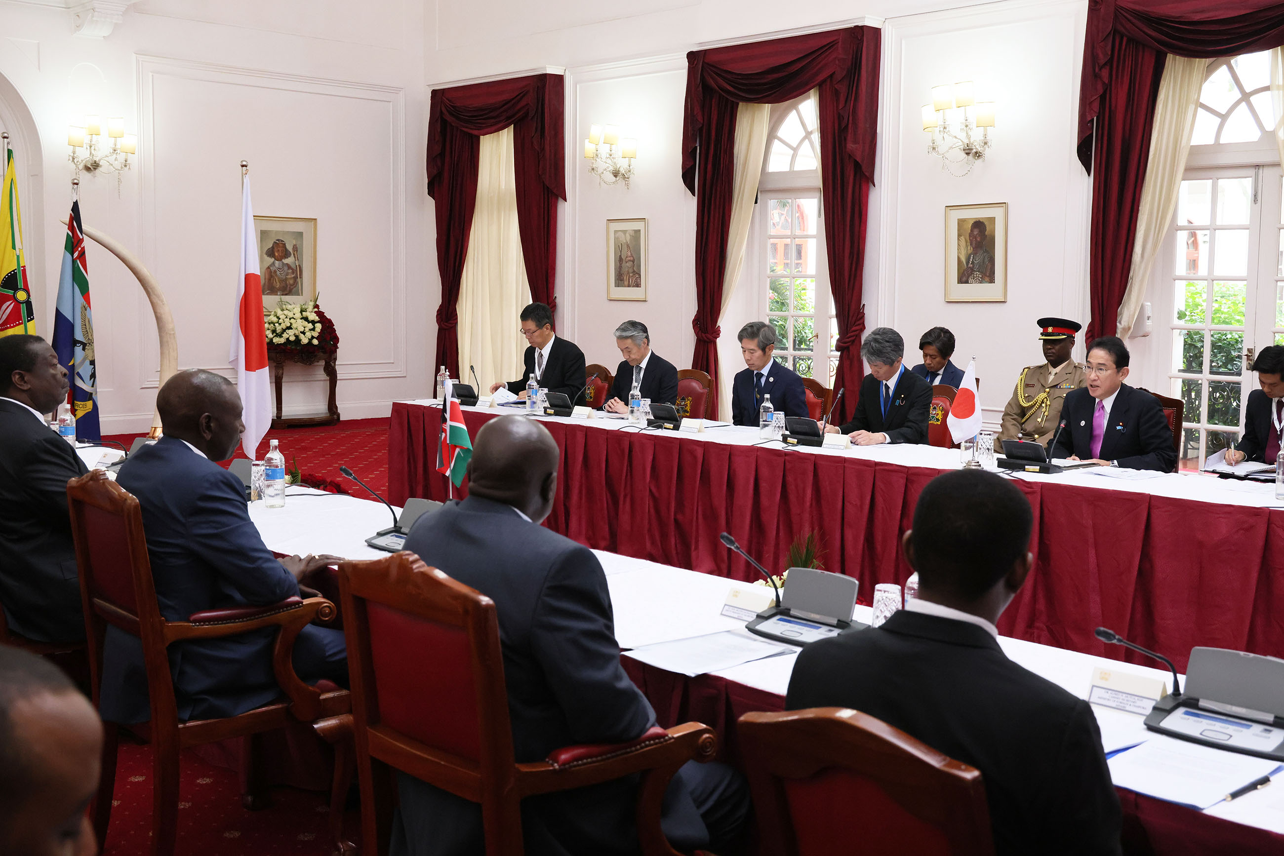 日・ケニア首脳会談５