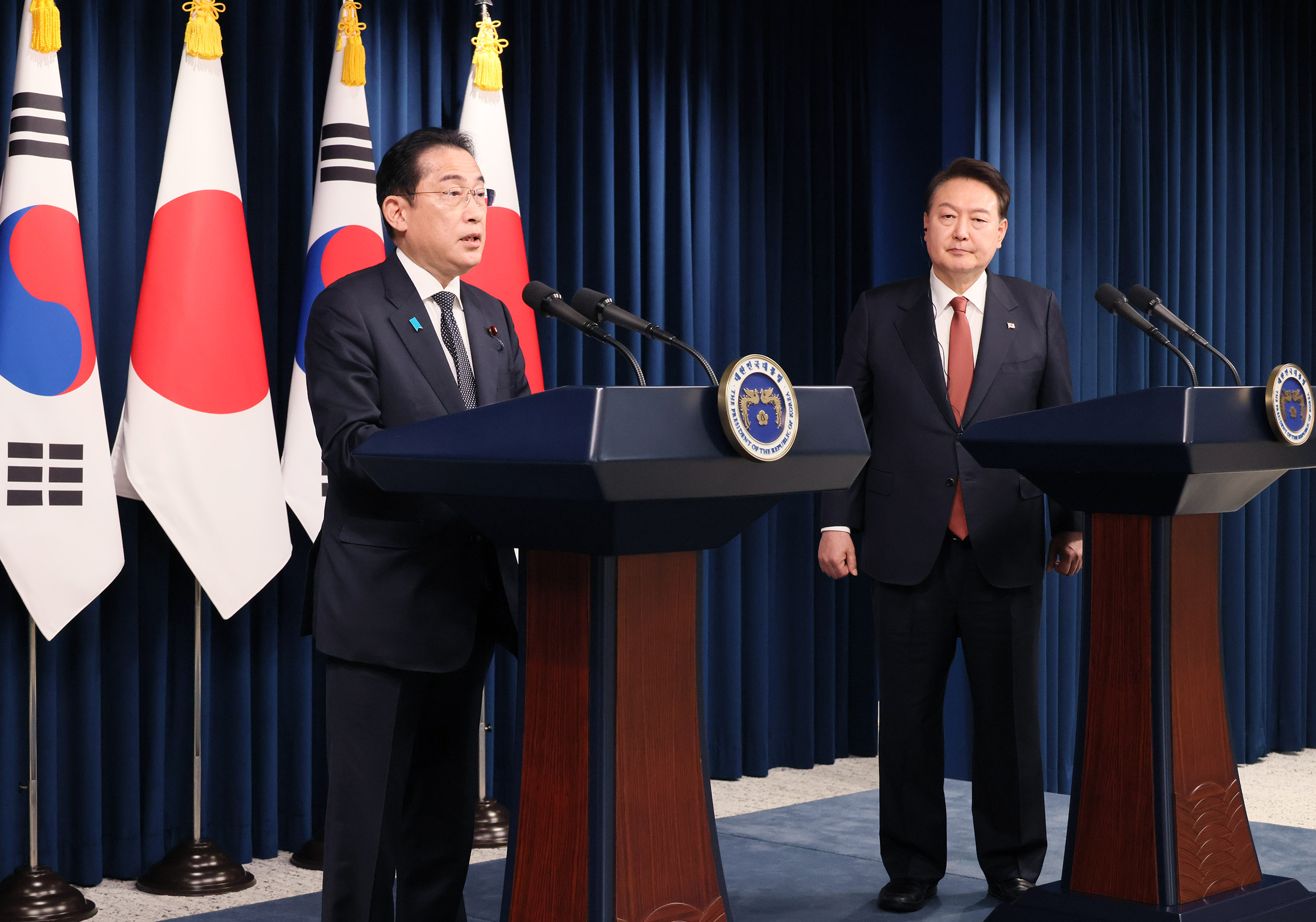 日韓共同記者会見１