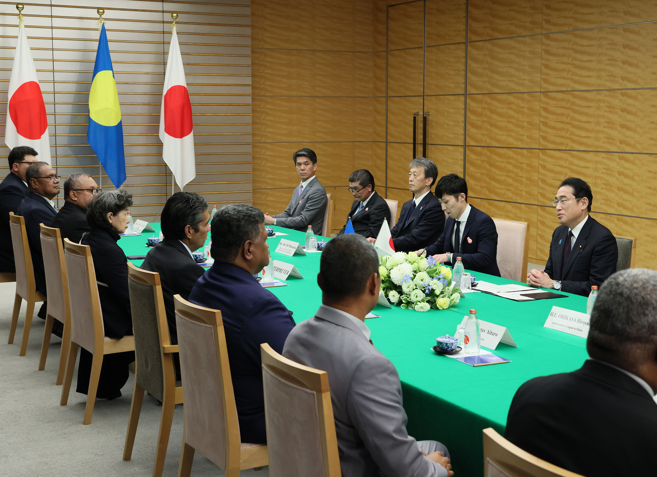 日・パラオ首脳会談５