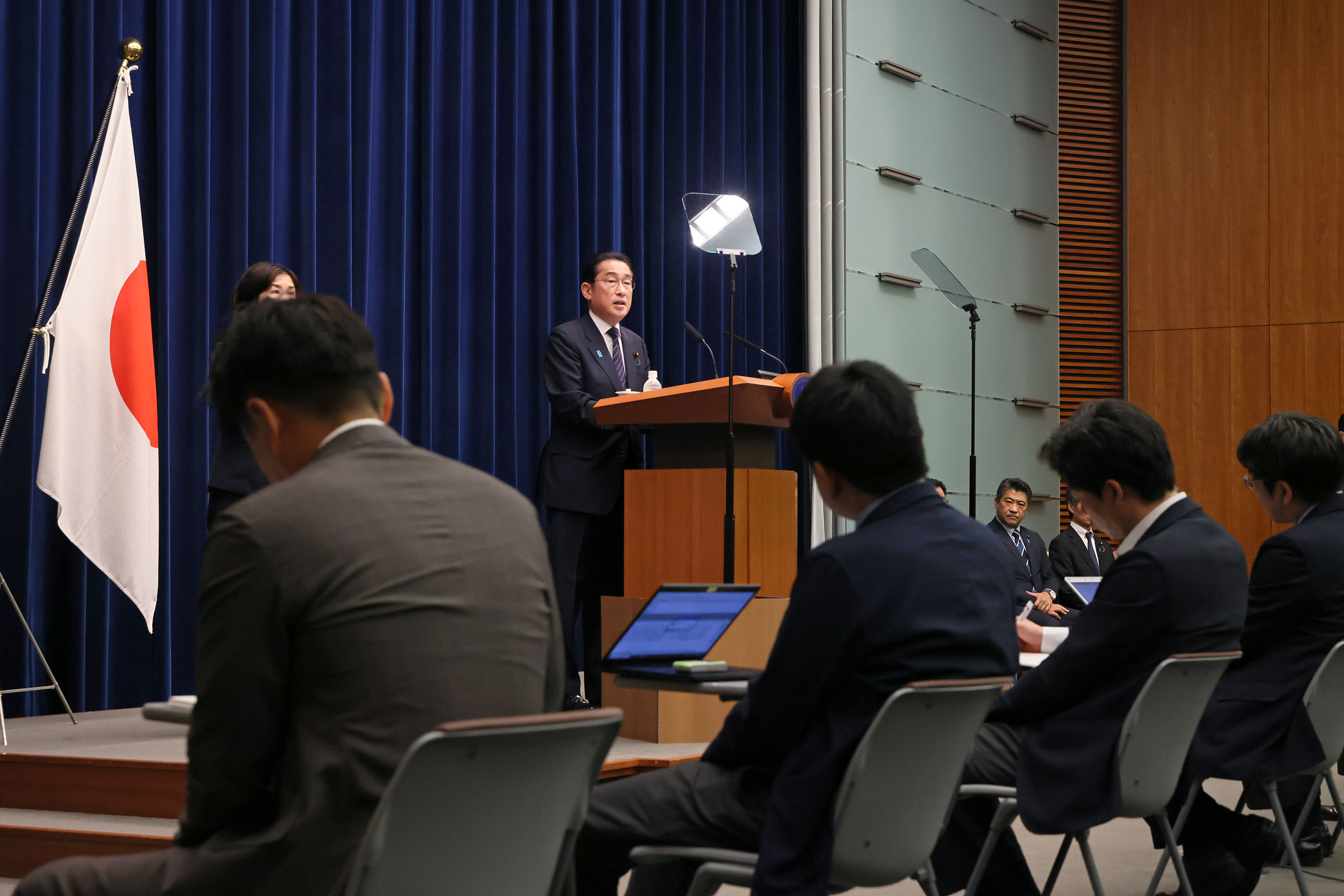 冒頭に発言する岸田総理７
