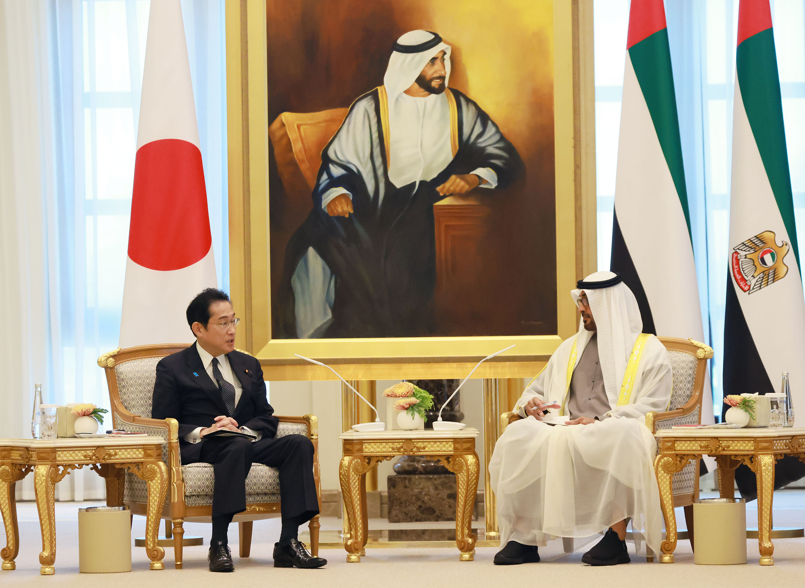 日・ＵＡＥ首脳会談１