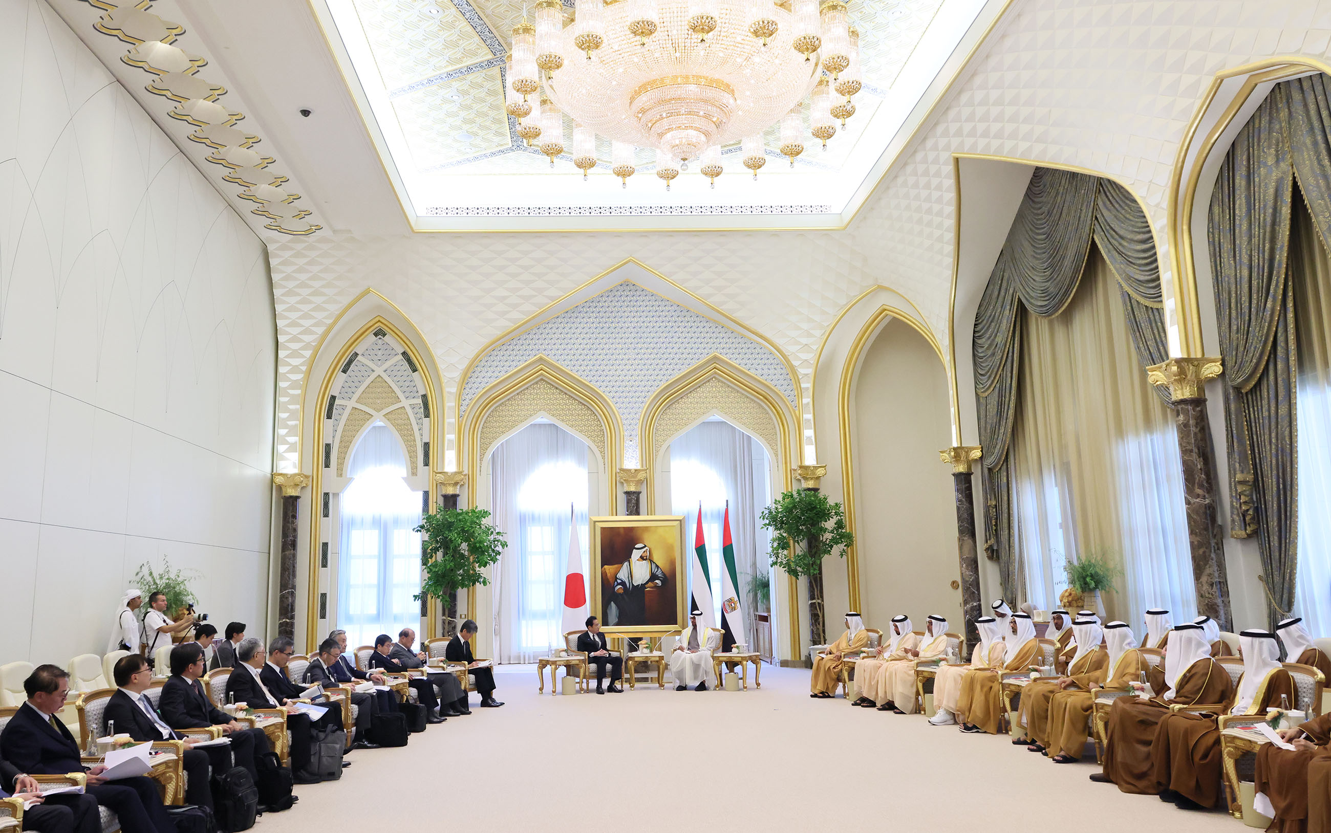 日・ＵＡＥ首脳会談４