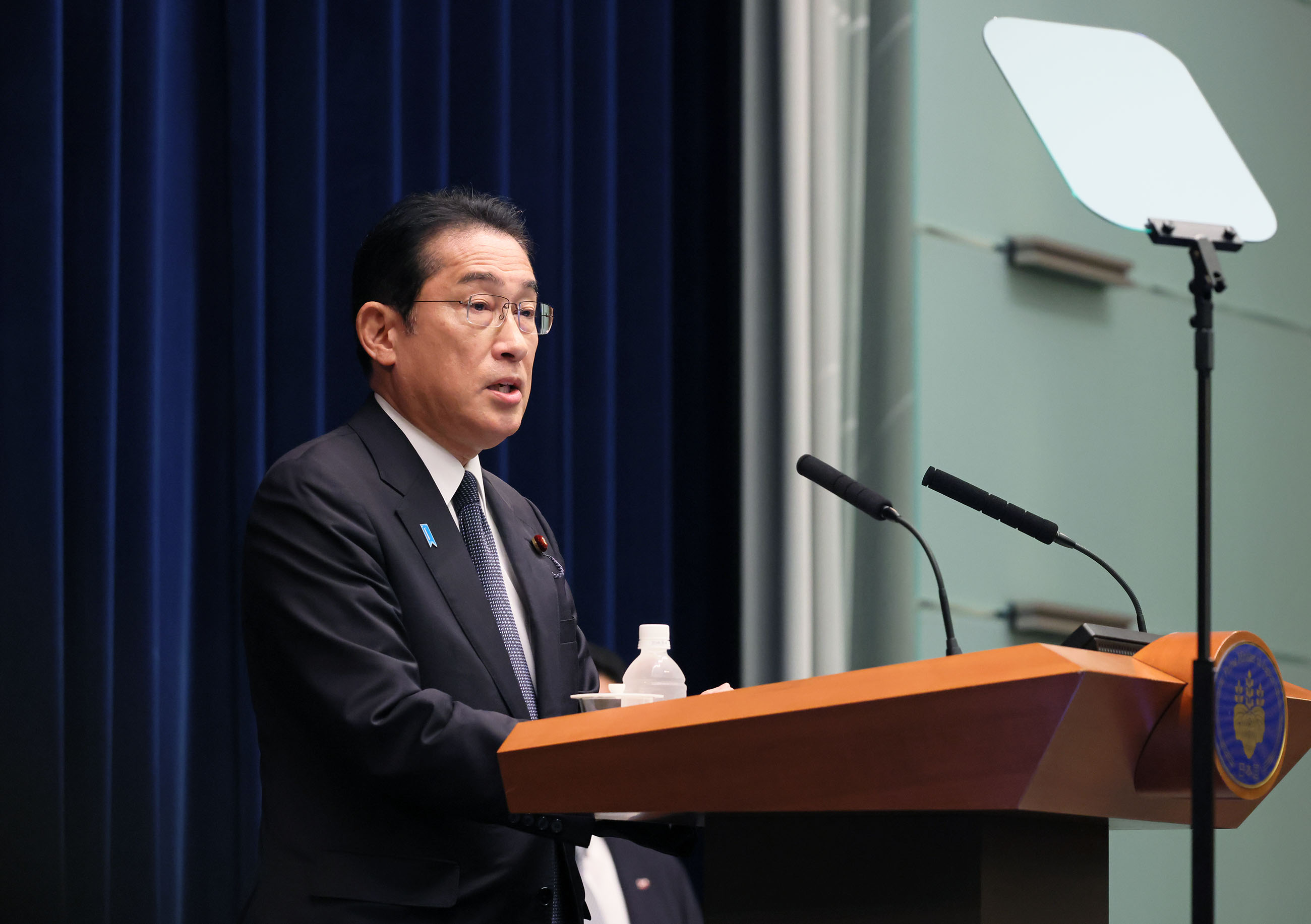 冒頭に発言する岸田総理２