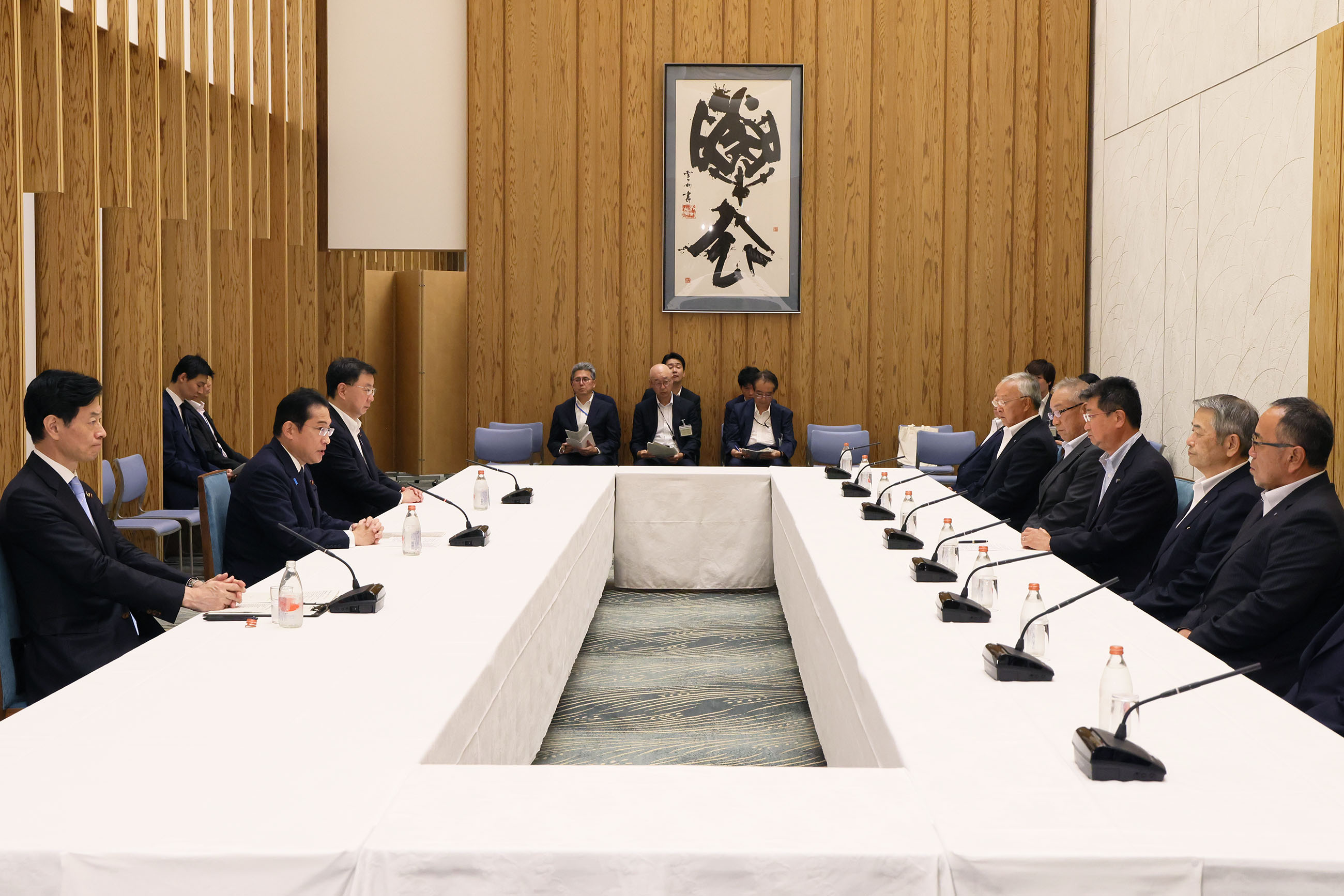 面会する岸田総理２