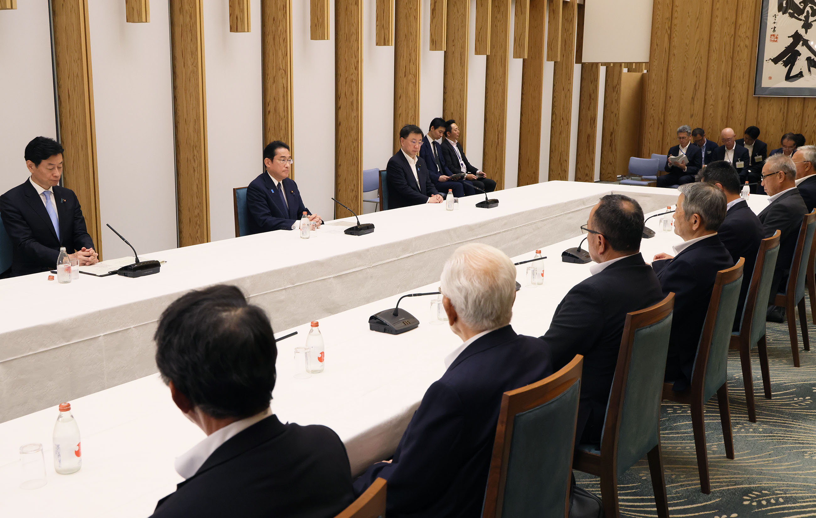 面会する岸田総理３