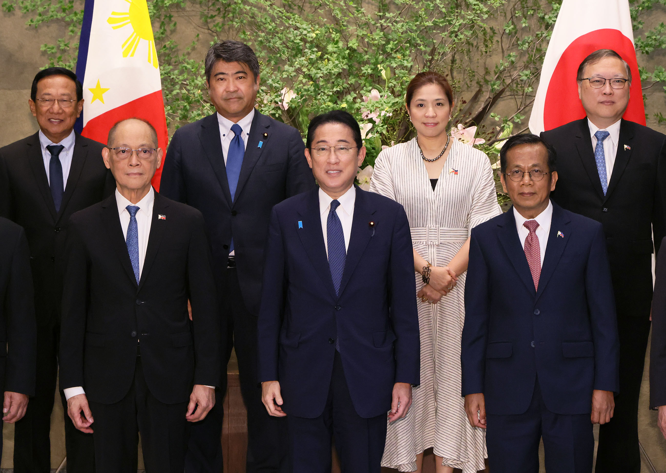 表敬を受ける岸田総理３