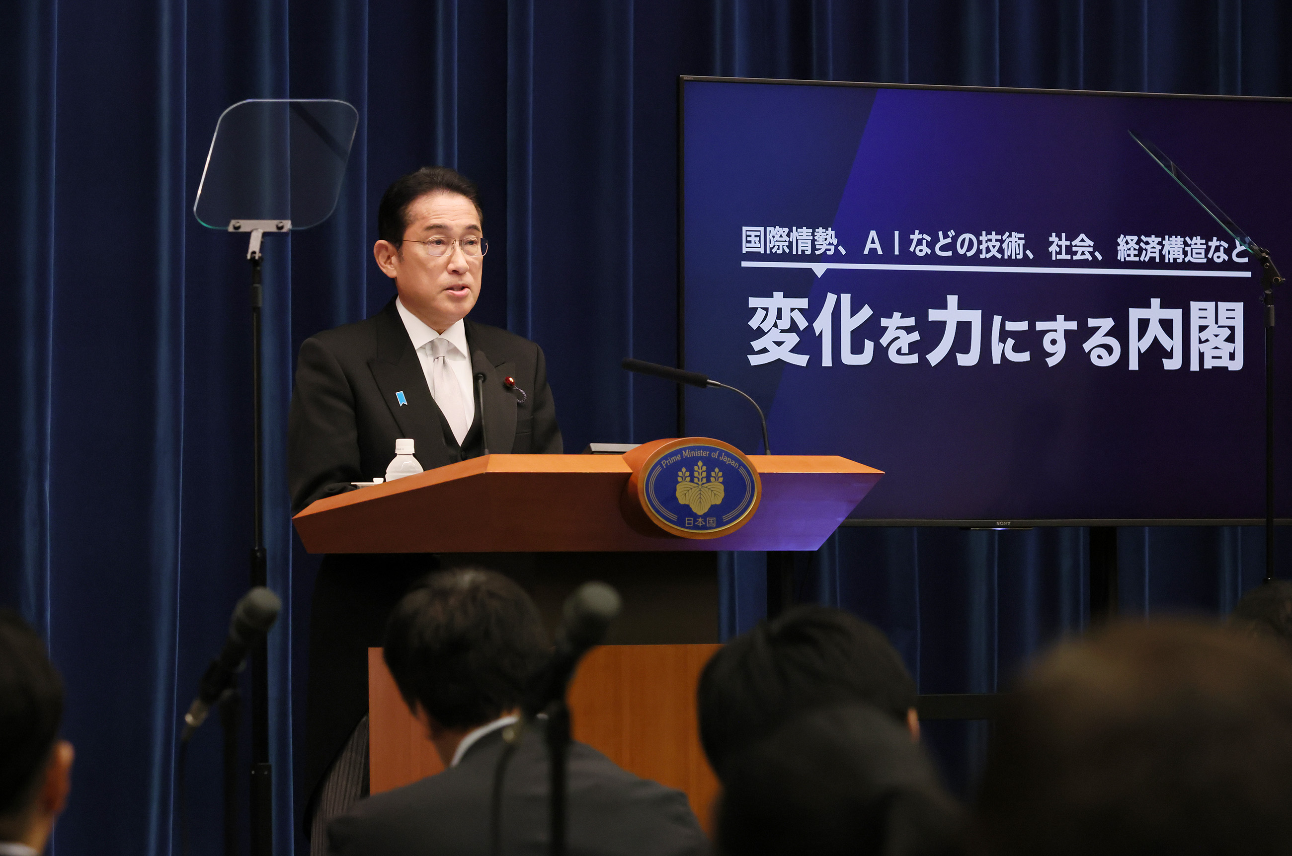 冒頭に発言する岸田総理２