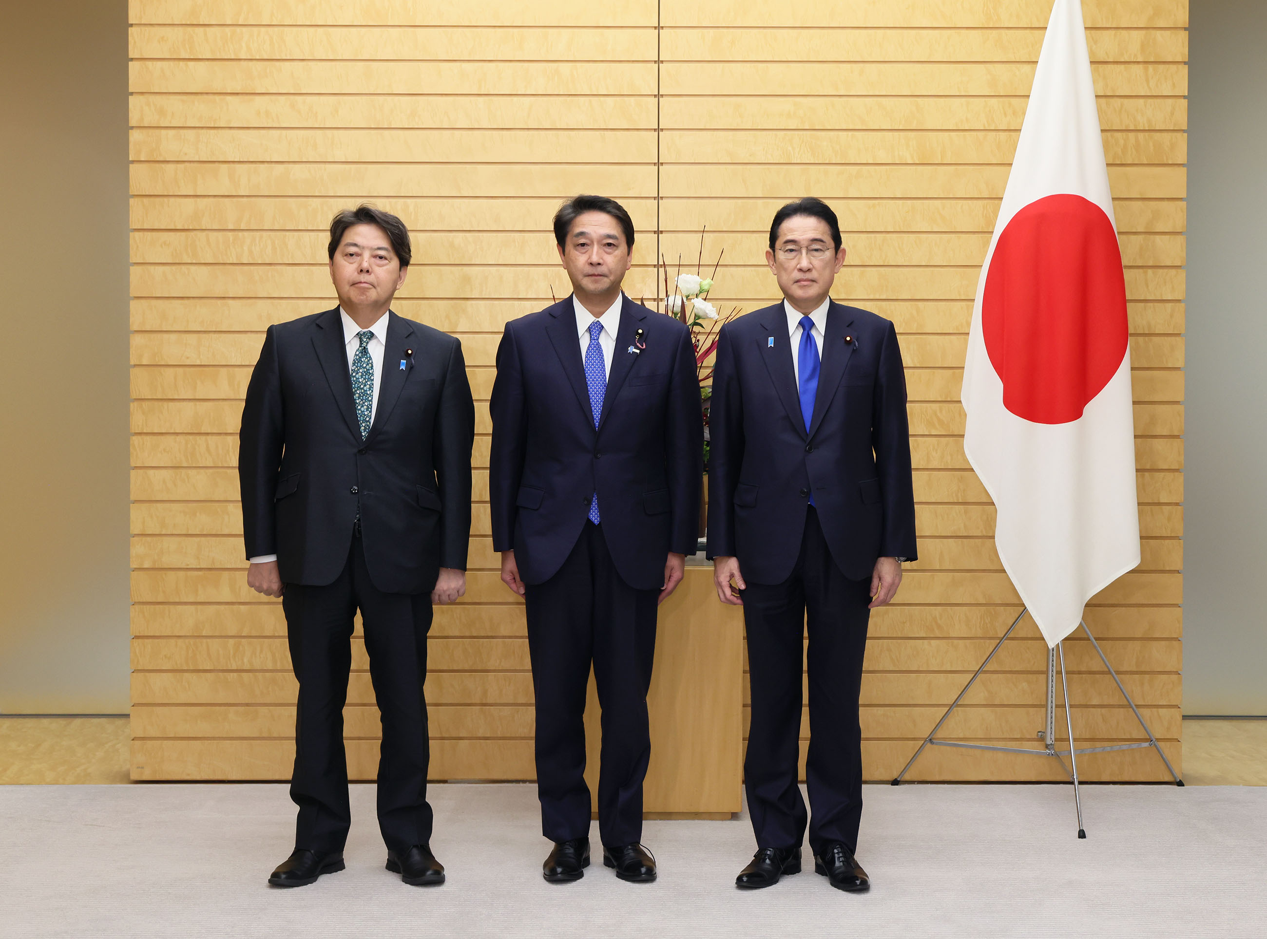 辞令交付（大臣政務官）