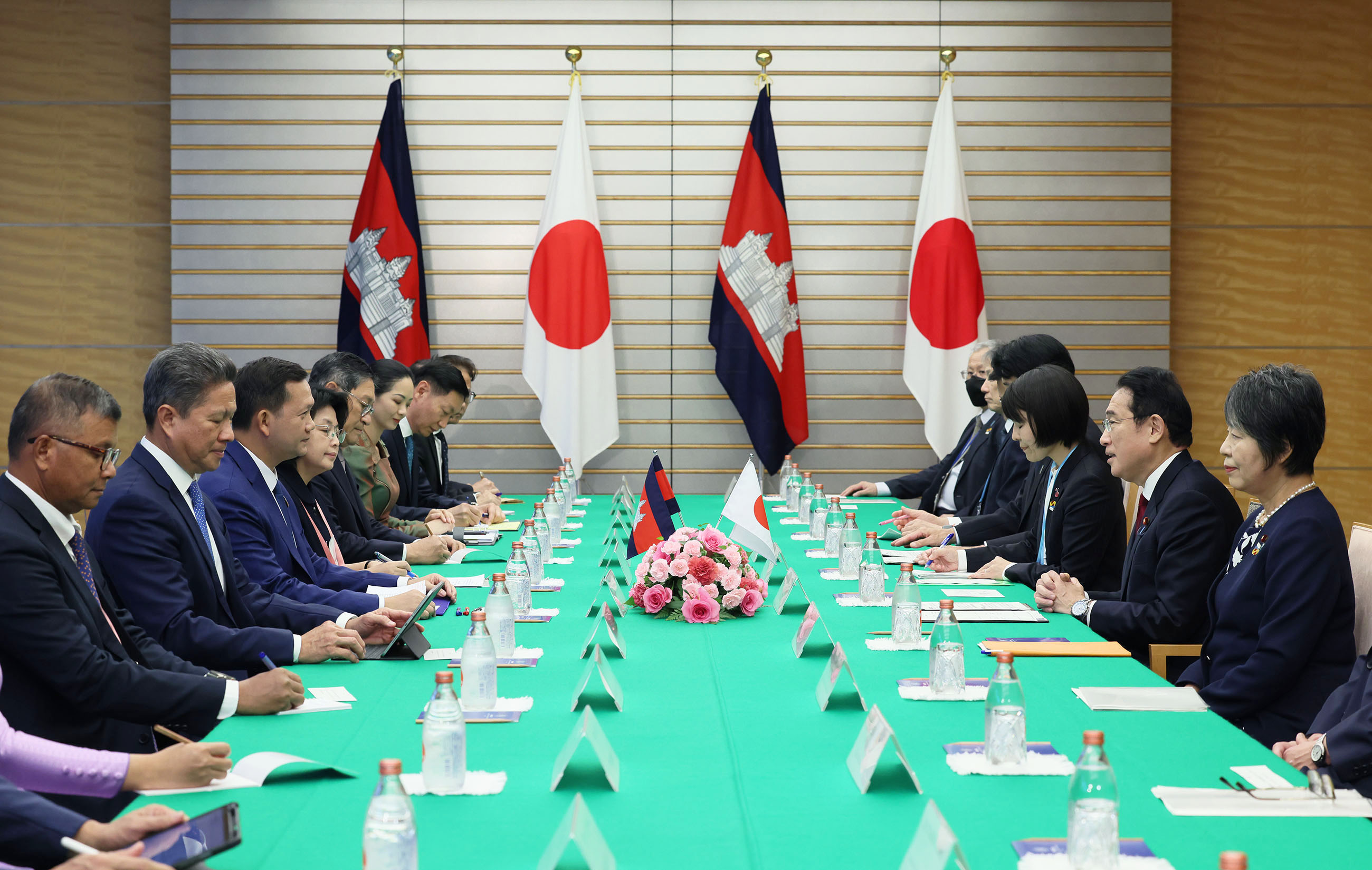 日・カンボジア首脳会談２