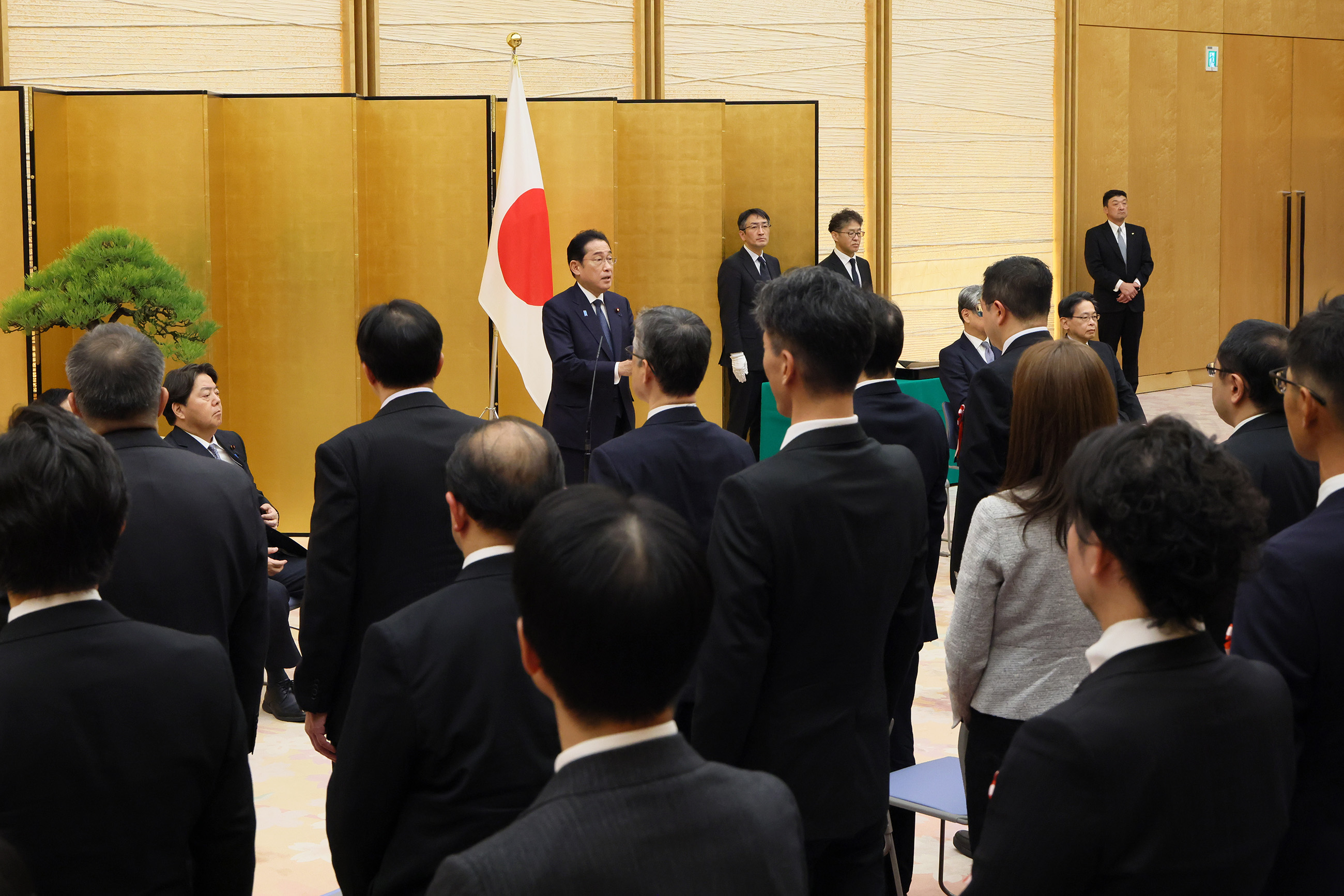 内閣及び内閣府永年勤続者表彰式