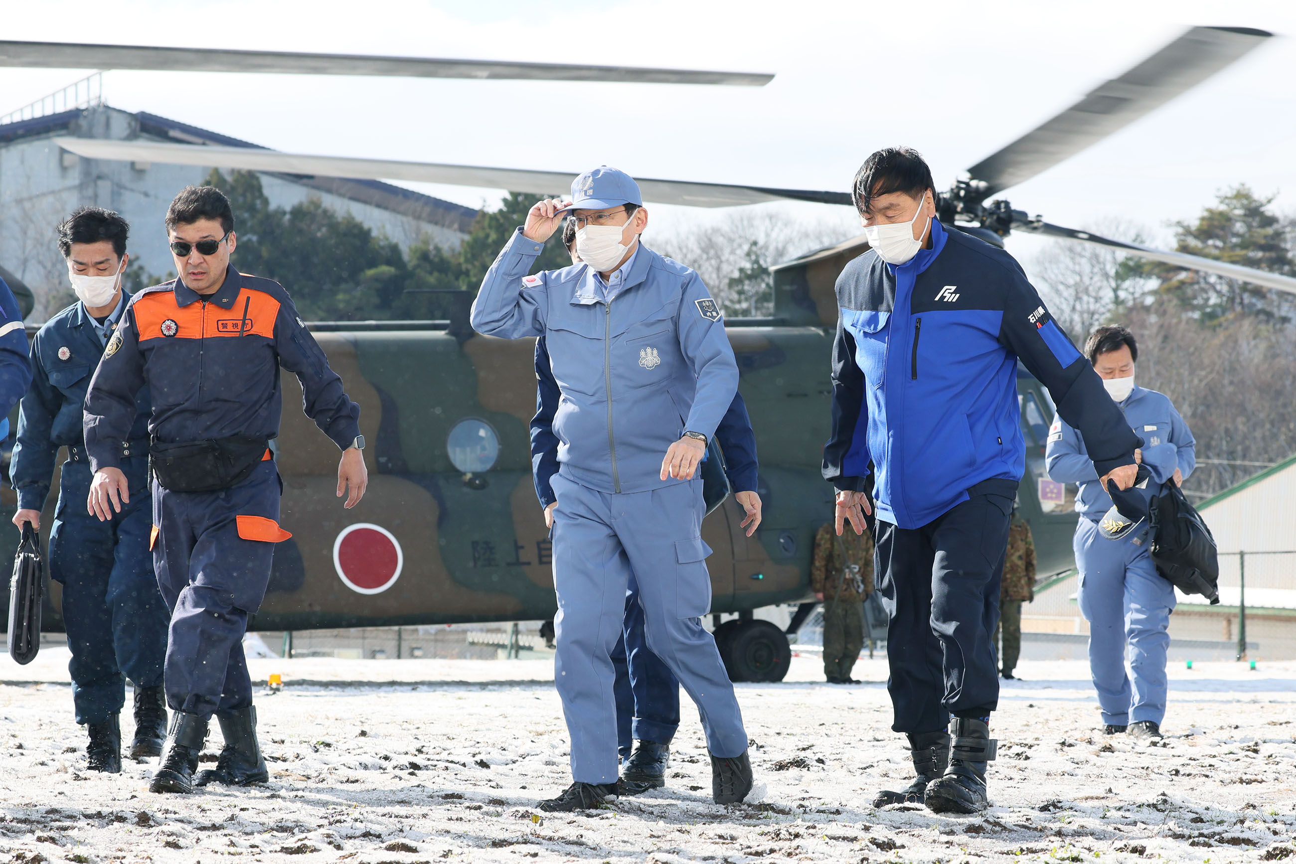 自衛隊機で現地入りする岸田総理