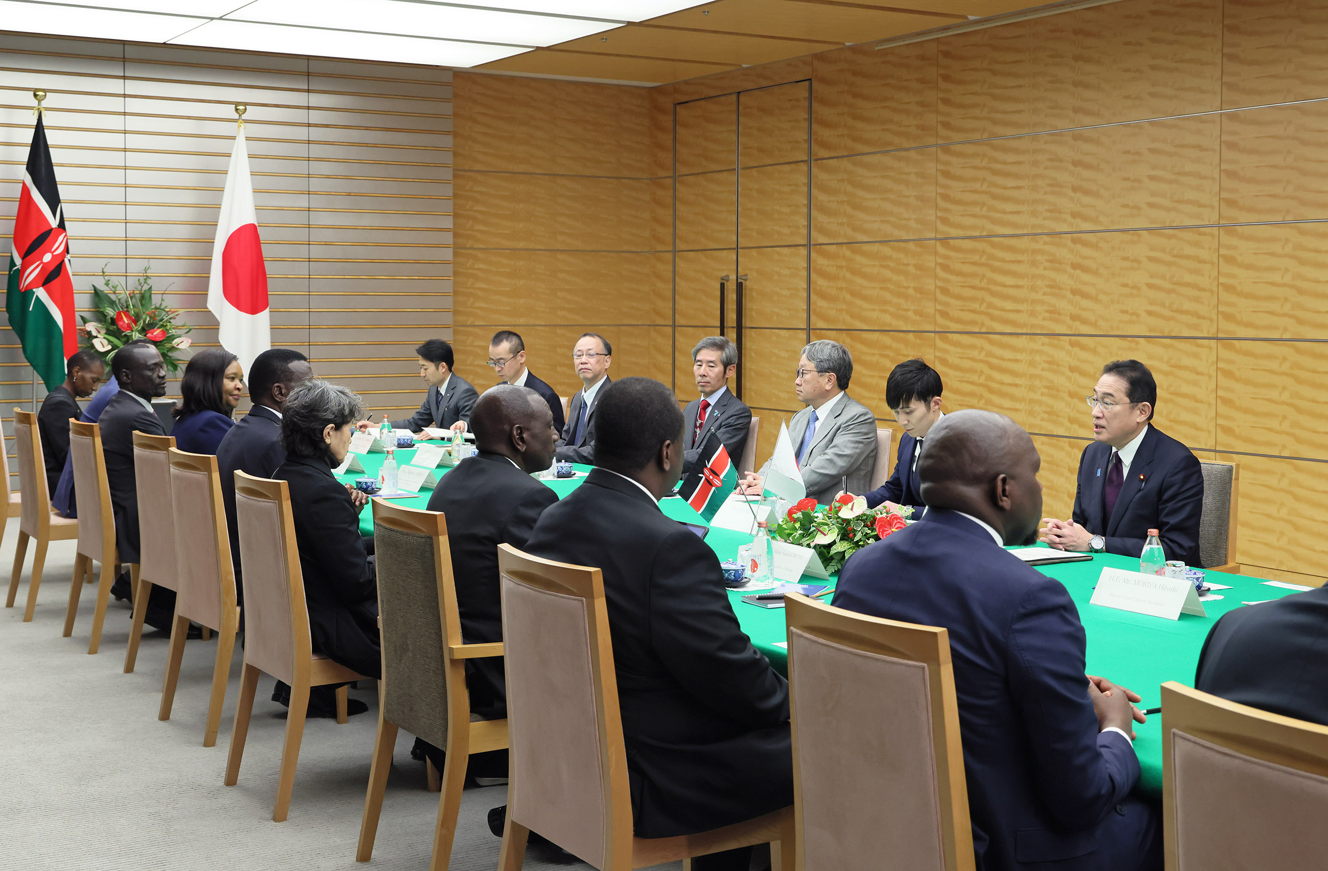 日・ケニア首脳会談４