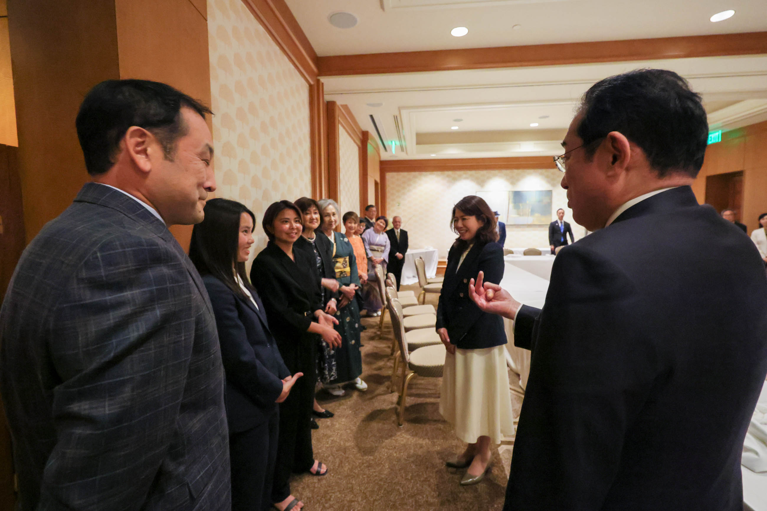 ノースカロライナ州で活躍する日本人等との夕食会３