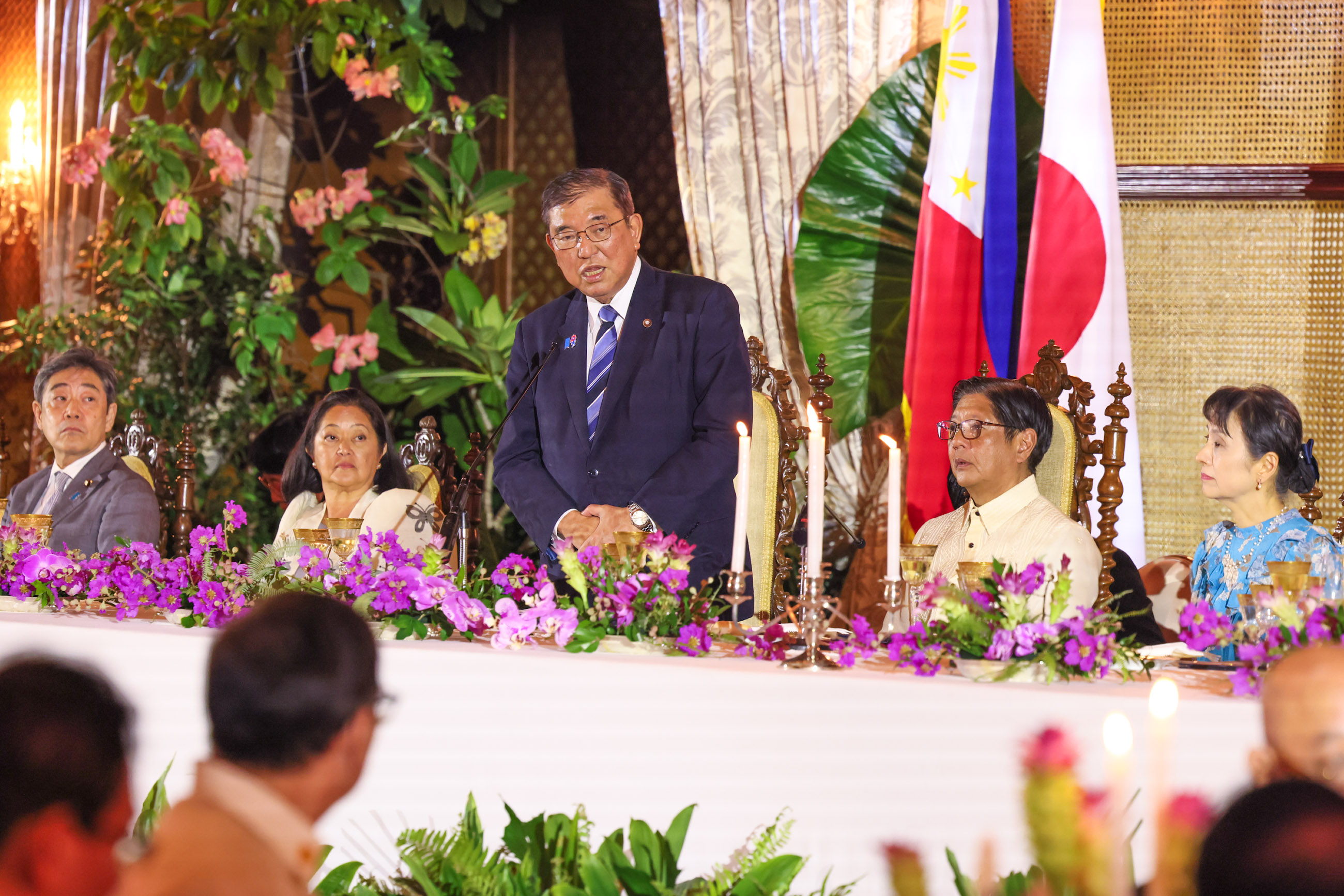 マルコス大統領夫妻との夕食会１