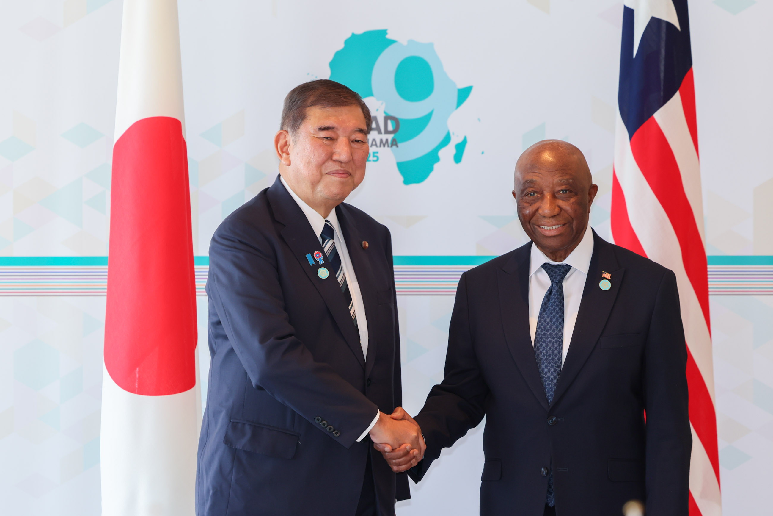 日・リベリア首脳会談１