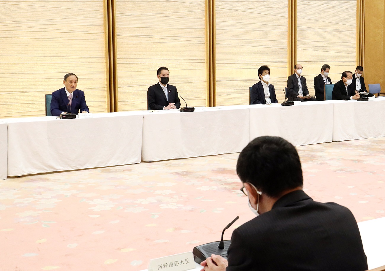 発言する菅総理５