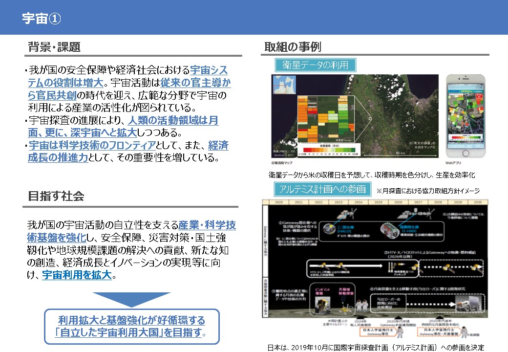 背景・課題、目指す社会、事例